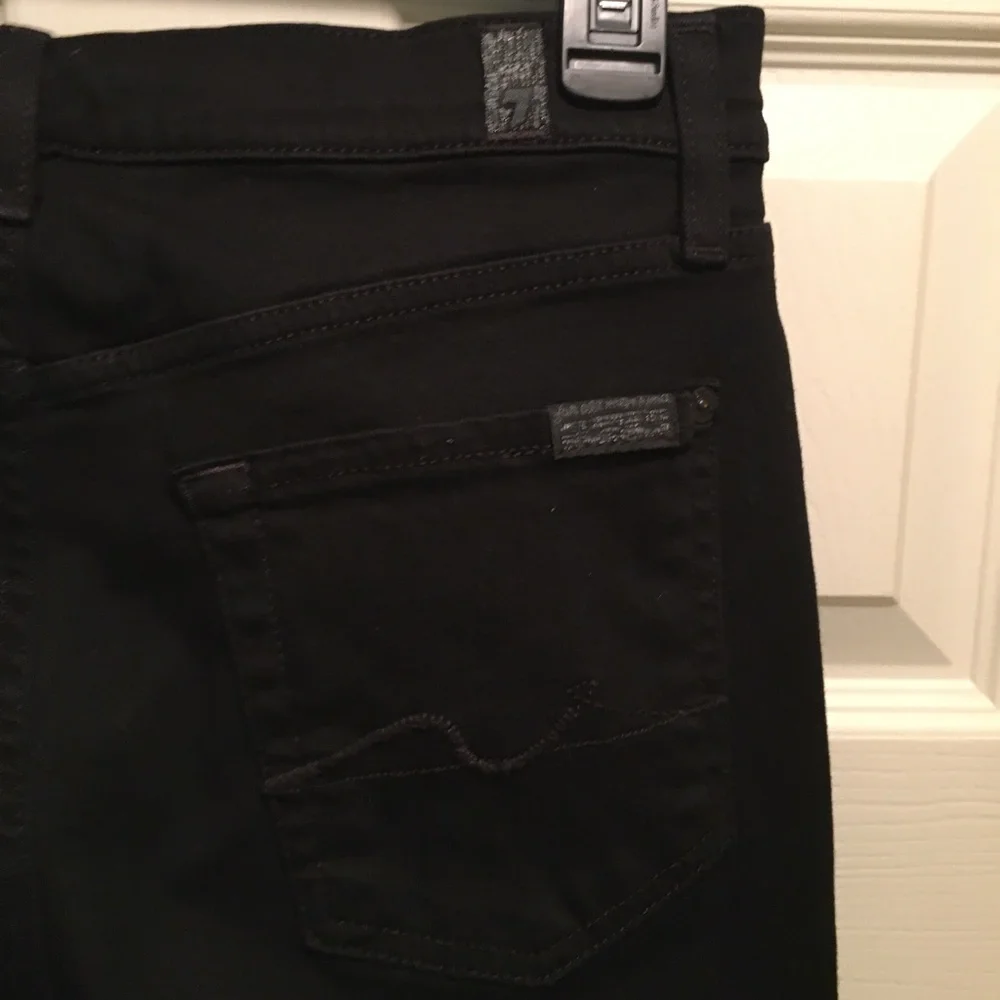 7 For All Mankind Distressed Ankle Jeans With Stretch - Picture 12 of 16